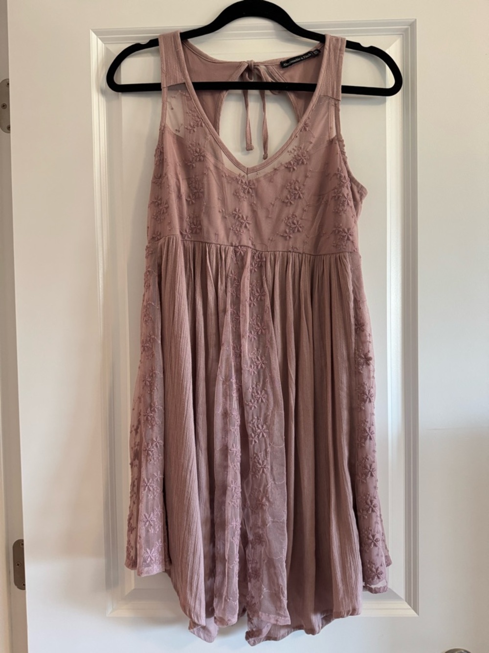Abercrombie & Fitch Embroidered Coquette Fairy Dress